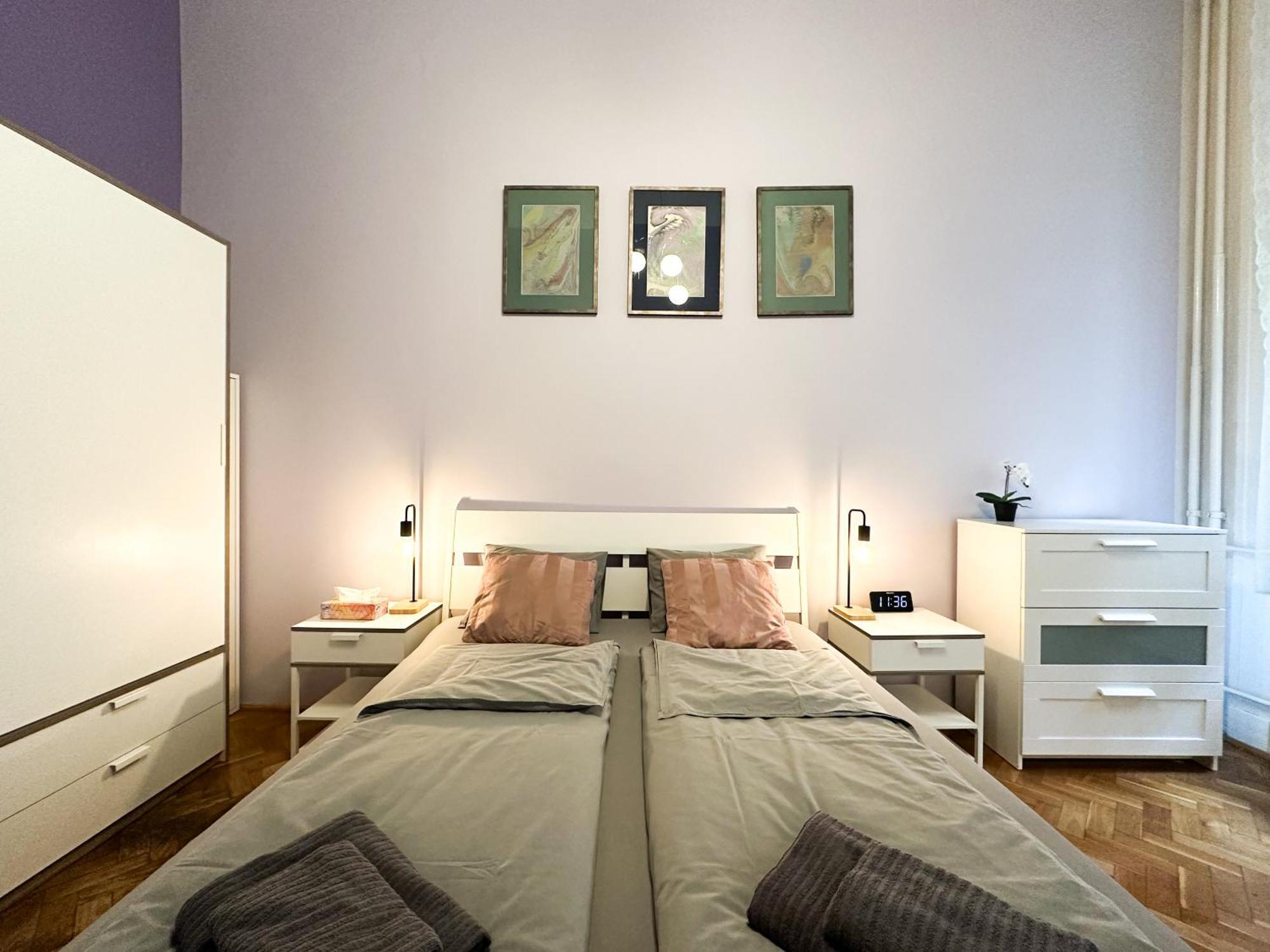 Cute 1br In - Purple House Apartament Budapeszt